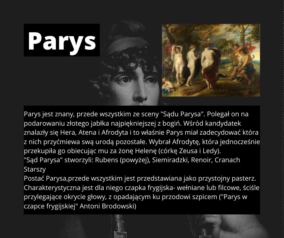 Parys - jak rozpoznać postaci mitologiczne